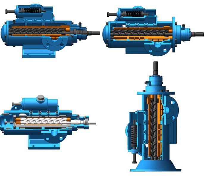 三螺桿泵結(jié)構(gòu)圖